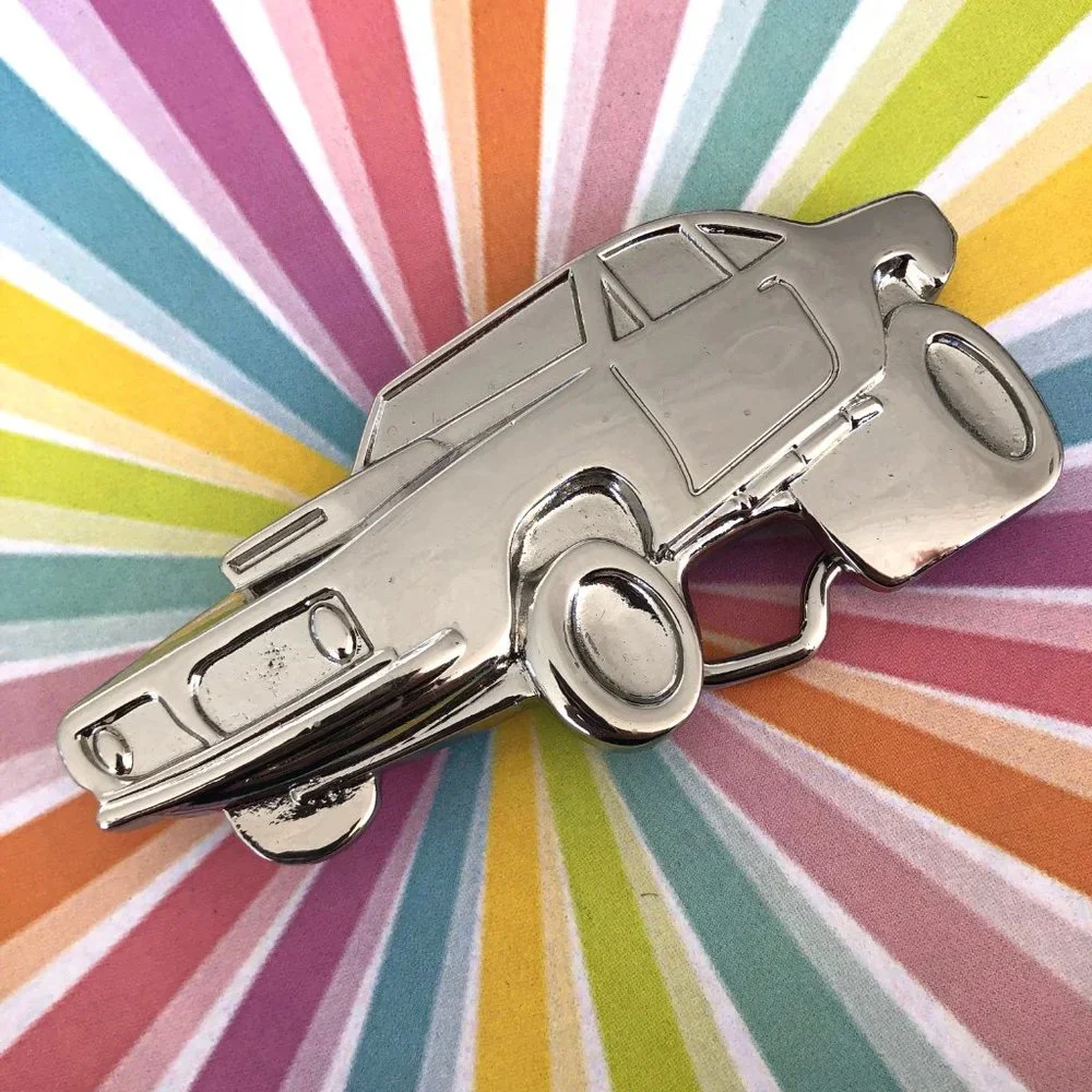 🌸HP 1970’s Inspired hot rod muscle car belt buckle